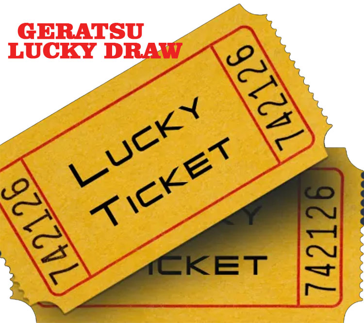 Geratsu lucky draw promotion contest