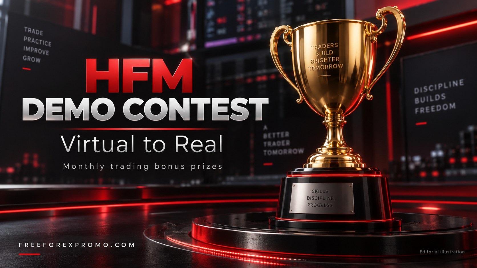 HFM Virtual to Real demo contest editorial illustration