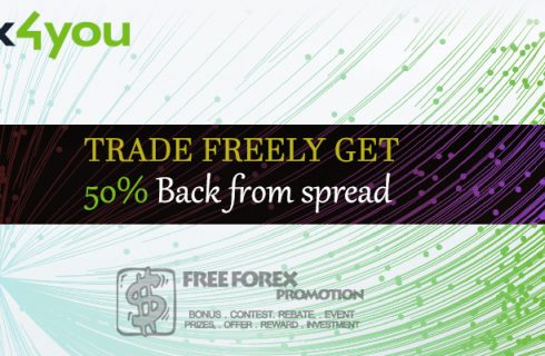 Forex4You 50% Cashback Program