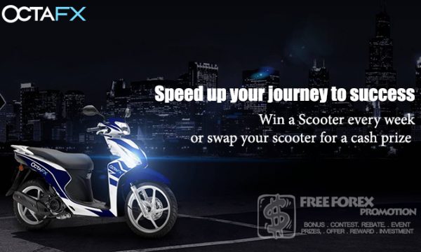 OctaFX Weekly Scooter Giveaway